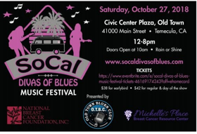 SoCal Divas Of Blues Festival to Benefit National Breast Cancer Foundation 