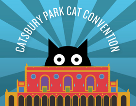 Fred Armisen, Steve Albini, Kelley Deal, and Blasko Interviewed by Feline Lil BUB at CATSBURY PARK CAT CONVENTION Image