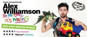 Alex Williamson Sells Out Three Sydney Comedy Festival Shows Image