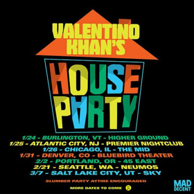 Valentino Announces 'Valentino Khan's House Party' Tour 