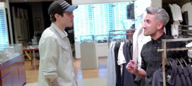 WATCH: Queer Eye Star Tan France Helps SNL's Star Pete Davidson Step Up His Style Image