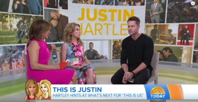 Watch: THIS IS US Star Justin Hartley Talks Hit Show & Recent Marriage On TODAY Image