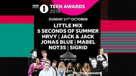 Little Mix, 5 Seconds Of Summer, and More to Perform at the BBC Radio 1's Teen Awards 2018 