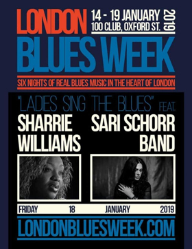 Sari Schorr to Play London's 100 Club During Blues Week Image