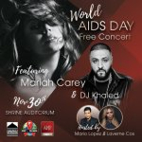 Mariah Carey, DJ Khaled to Perform Live at Free World AIDS Day Concert 