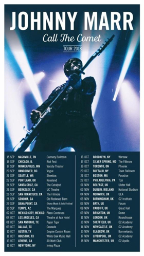 Johnny Marr North American Tour Underway, Shares New Track JEOPARDY Image