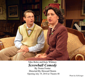 Review: U.S. Premiere of Norm Foster's SCREWBALL COMEDY Generates Laughs at Theatre 40  Image