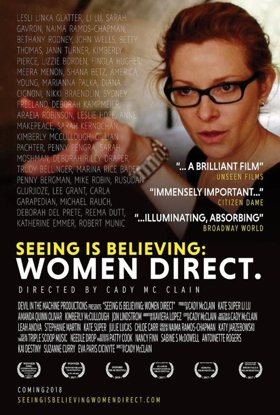 Emmy Winner Cady McClain's Documentary 'Seeing is Believing: Women Direct' Launches Today on TuggEDU 