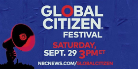 GLOBAL CITIZEN FESTIVAL to Air on MSNBC 