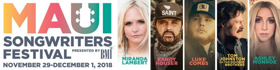2018 Maui Songwriters Festival to Feature Miranda Lambert, Luke Combs, and More 