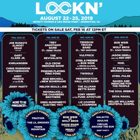 LOCKN' Festival Announces 2019 Lineup Image