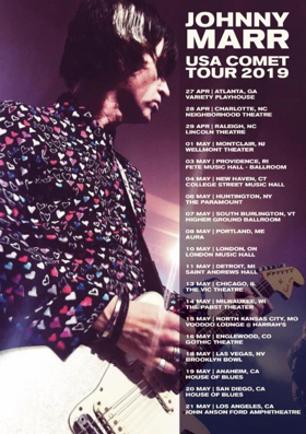 Johnny Marr Announces North American Spring Tour Image