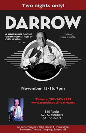 John Burstein Reprises Role as DARROW at Penobscot Theatre Co Image