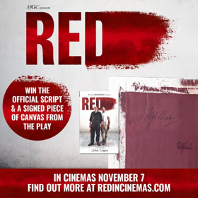 Win A RED Script and Canvas Signed By Alfred Molina and Alfred Enoch! 