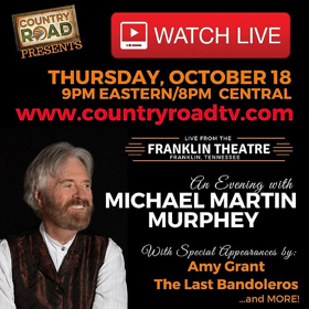 Michael Martin Murphey Previews Highly-Anticipated Austinology Album with Exclusive Livestream on CountryRoadTV.com 