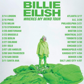 Billie Eilish Announces 2018 Tour Dates 