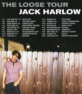 Jack Harlow Announces Fall Tour THE LOOSE TOUR Image