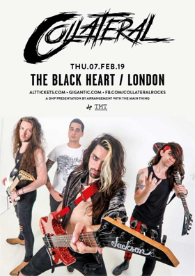 Collateral Announce Show At Camden's Black Heart  Image