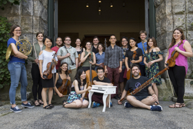 Ensemble Connect Performs At Rite Of Summer Music Festival On Governors Island Image