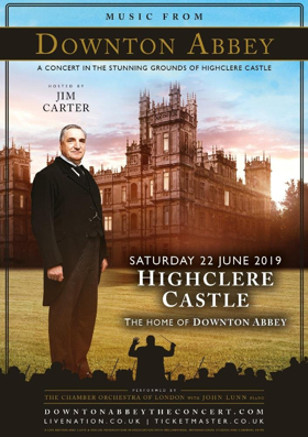 The Music From Downton Abbey Comes to Highclere Castle Hosted By Jim Carter Image