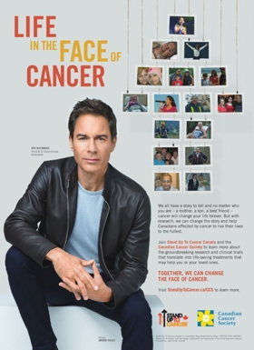 Eric McCormack Joins Stand Up To Cancer Canada, Canadian Cancer Society in PSA Image