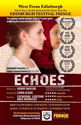 West Coast To Premiere ECHOES at The Hollywood Fringe Festival 
