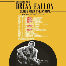 Brian Fallon Announces More UK Acoustic Tour Dates 