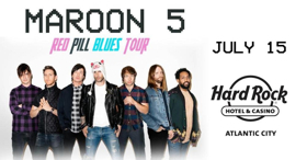 Maroon 5 Joins Entertainment Lineup at Hard Rock Hotel & Casino Atlantic City 