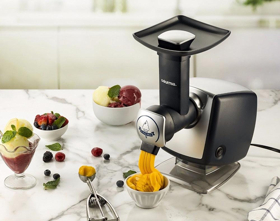 The GOURMIA AUTOMATIC FRUIT DESSERT MAKER is Ideal for Healthy and Delicious Frozen Treats Image