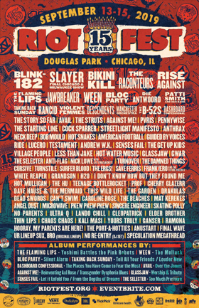 Riot Fest Announces 15th Year Anniversary Line-Up With Blink-182, The Raconteurs & More Image