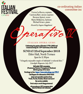Co-ordinating Italian Committee Presents OPERATIVO IV Image