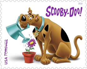 Everyone's Favorite Great Dane, SCOOBY-DOO, is New Addition to the 2018 Forever Stamp Program 
