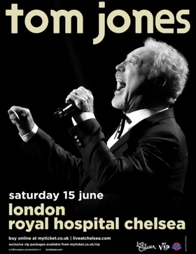 Tom Jones Will Headline an Outdoor London Show 