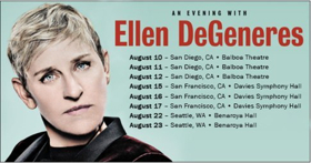 Ellen DeGeneres Announces First Stand-Up Tour Dates In Over 15 Years 