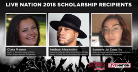 Live Nation Awards Scholarships to Empower Students Pursuing Careers in Music Industry  Image