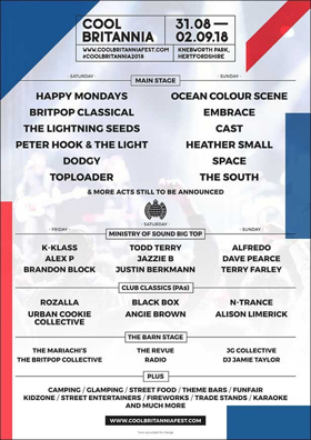 First Ever COOL BRITANNIA Music Festival Launches This Summer at Knebworth Park 