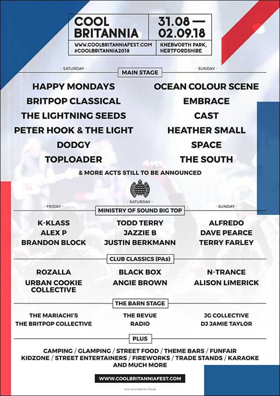 First Ever COOL BRITANNIA Music Festival Launches This Summer at Knebworth Park Image