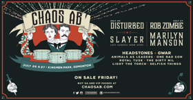 Live Nation Canada Announces First Annual CHAOS AB Image