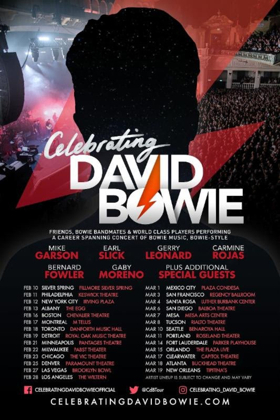 CELEBRATING DAVID BOWIE Announces Additional U.S. Tour Dates 