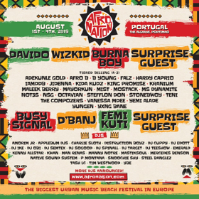 Afro Nation Festival Announces Latest Wave Of Acts, Beach Party Lineups Image