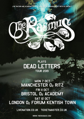 The Rasmus Return to UK to Play 'Dead Letters' 