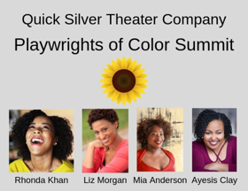 Quick Silver Theater Co Hosts Fourth Annual Playwrights Of Color Summit  Image