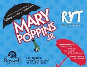 MARY POPPINS JR. Flies Into Roswell Performing Arts Image