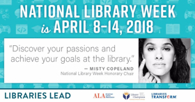 Dancer Misty Copeland to Serve as 2018 National Library Week Honorary Chair 