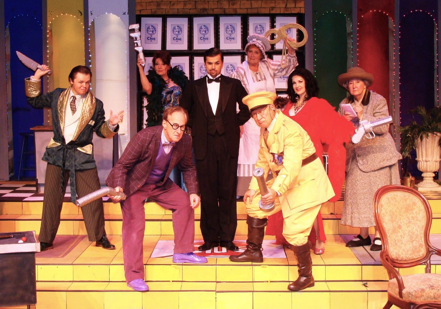 Review: CLUE entertains at La Comedia Dinner Theatre Image