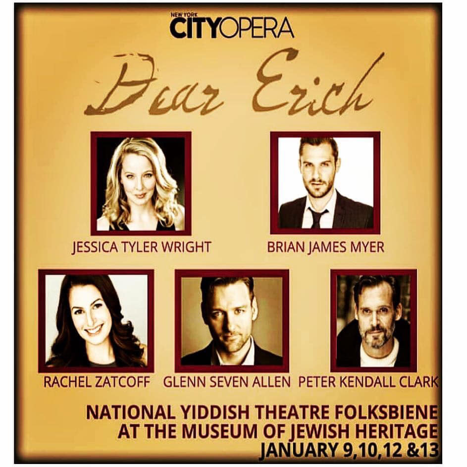 Interview: Ted Rosenthal Composer of DEAR ERICH, NYCO  at the Museum Of Jewish Heritage  Image