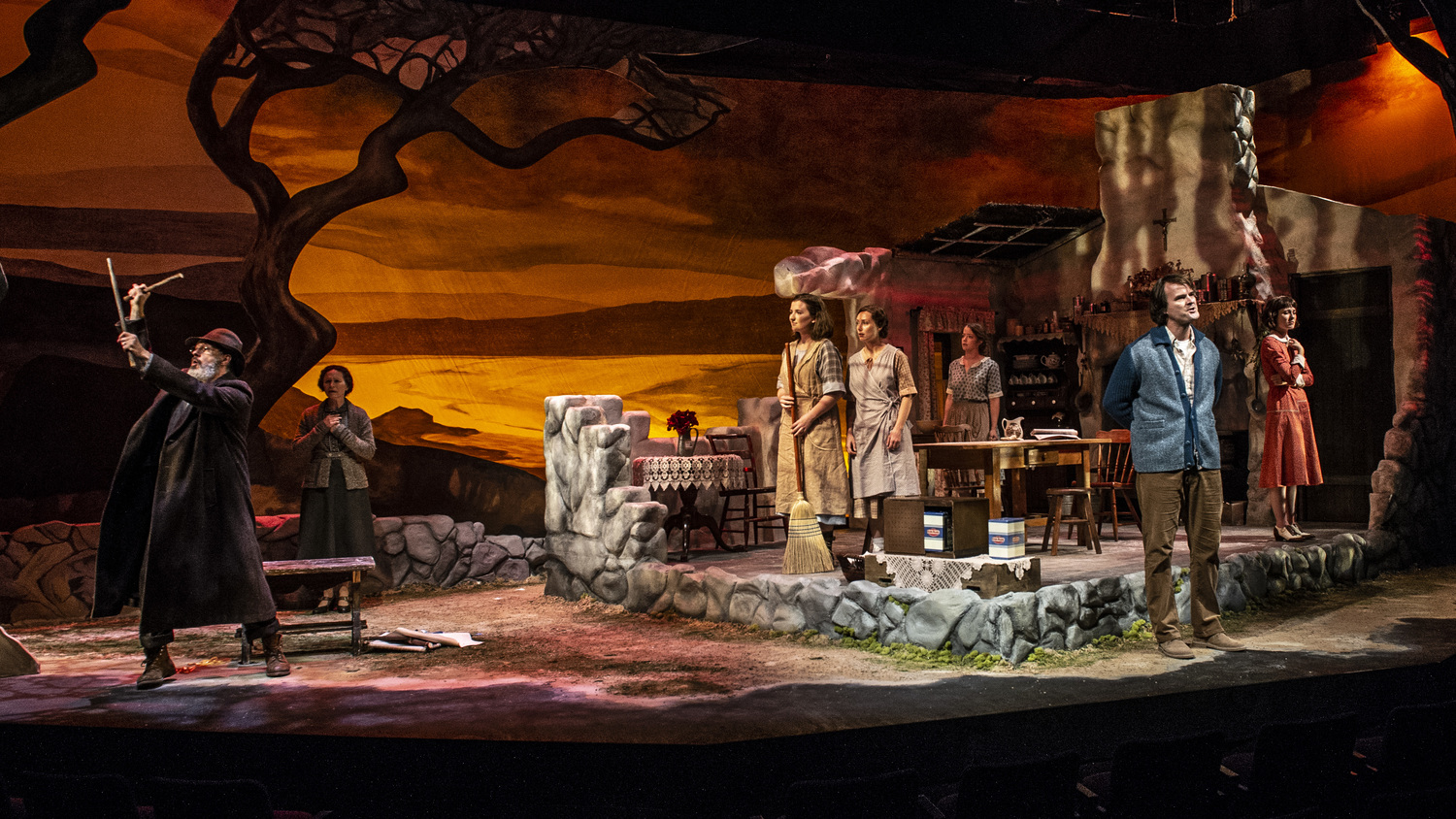 Interview: Labhaoise Magee & Tim Getman of DANCING AT LUGHNASA at Everyman Theatre 