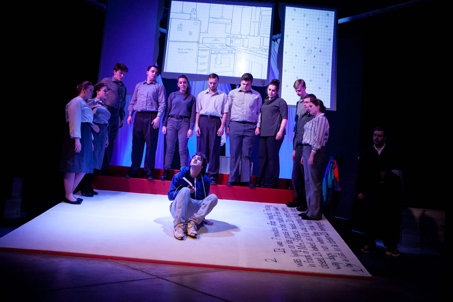 Review: Left Curiously Emotional by THE CURIOUS INCIDENT OF THE DOG IN THE NIGHT TIME at Nebraska Wesleyan University Theatre Image