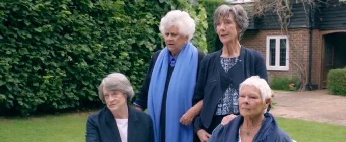 VIDEO: Watch the Trailer for TEA WITH THE DAMES Starring Maggie Smith, Judi Dench… Video