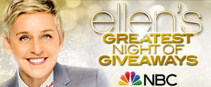 NBC to Air Special Holiday Event Series ELLEN'S GREATEST NIGHT OF GIVEAWAYS